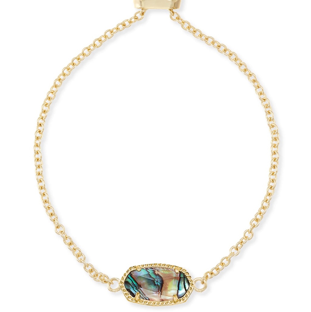 Kendra Scott Abalone Gold Chain Bracelet